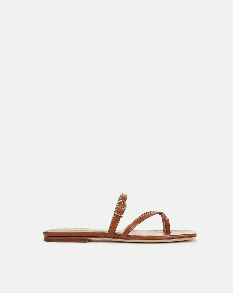 Marthe Leather Sandal sold by Veronica Beard