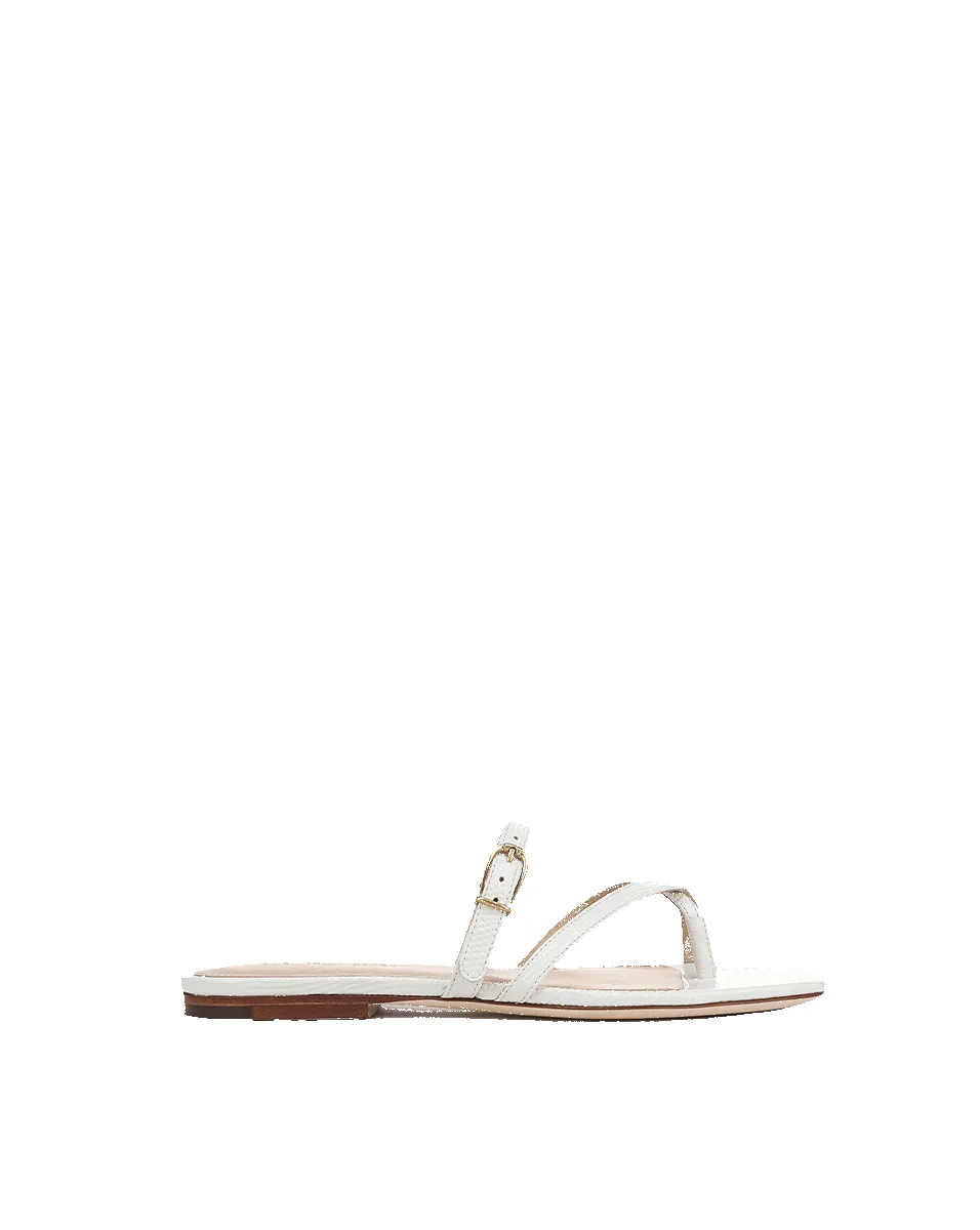Marthe Embossed Leather Sandal sold by Veronica Beard product image thumbnail 5