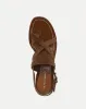 Elodie Suede Block-Heel Sandal sold by Veronica Beard