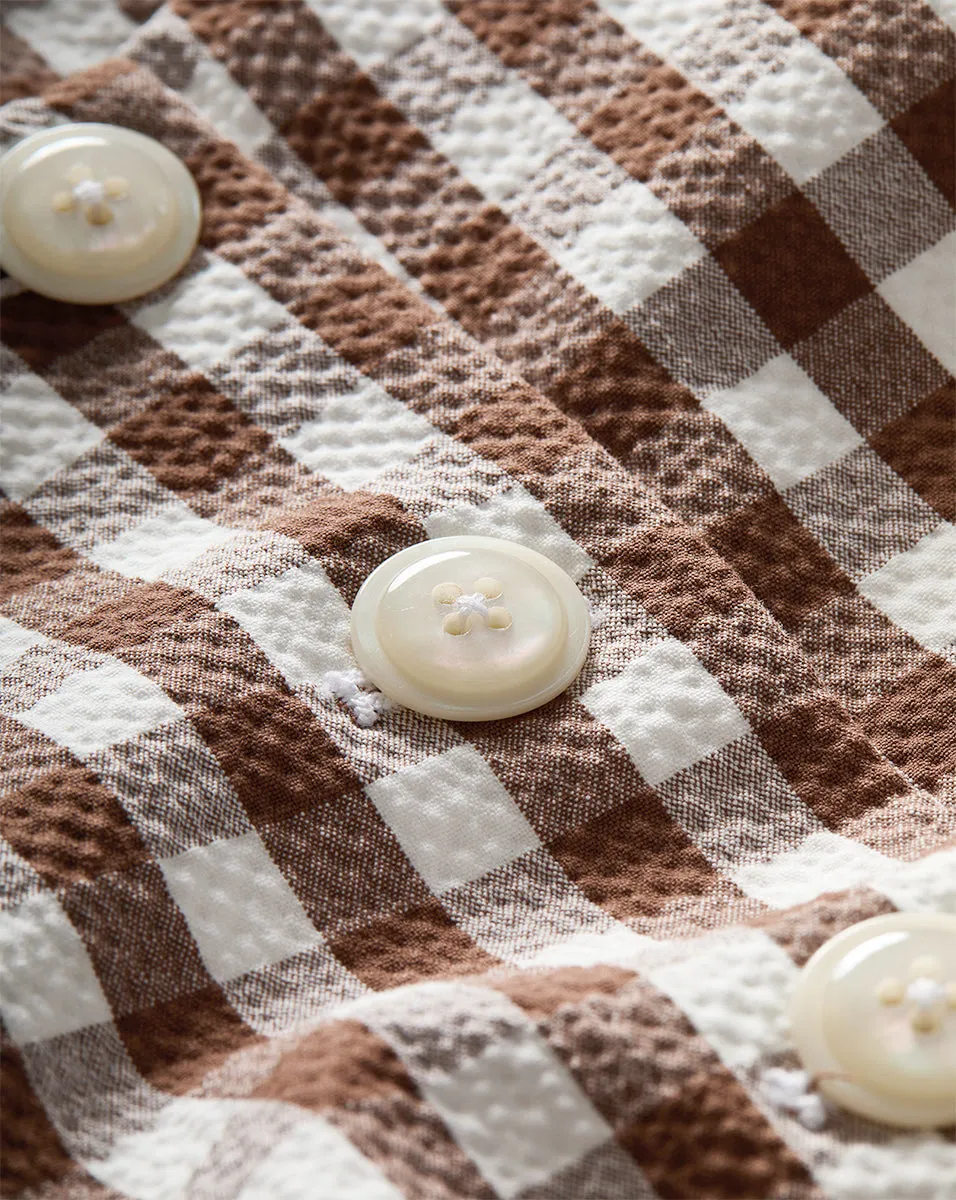 Lois Gingham Seersucker Vest sold by Veronica Beard product image thumbnail 3