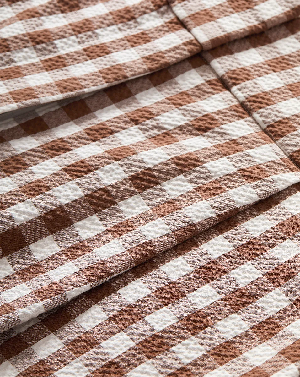 Haina Gingham Seersucker Short sold by Veronica Beard product image thumbnail 4