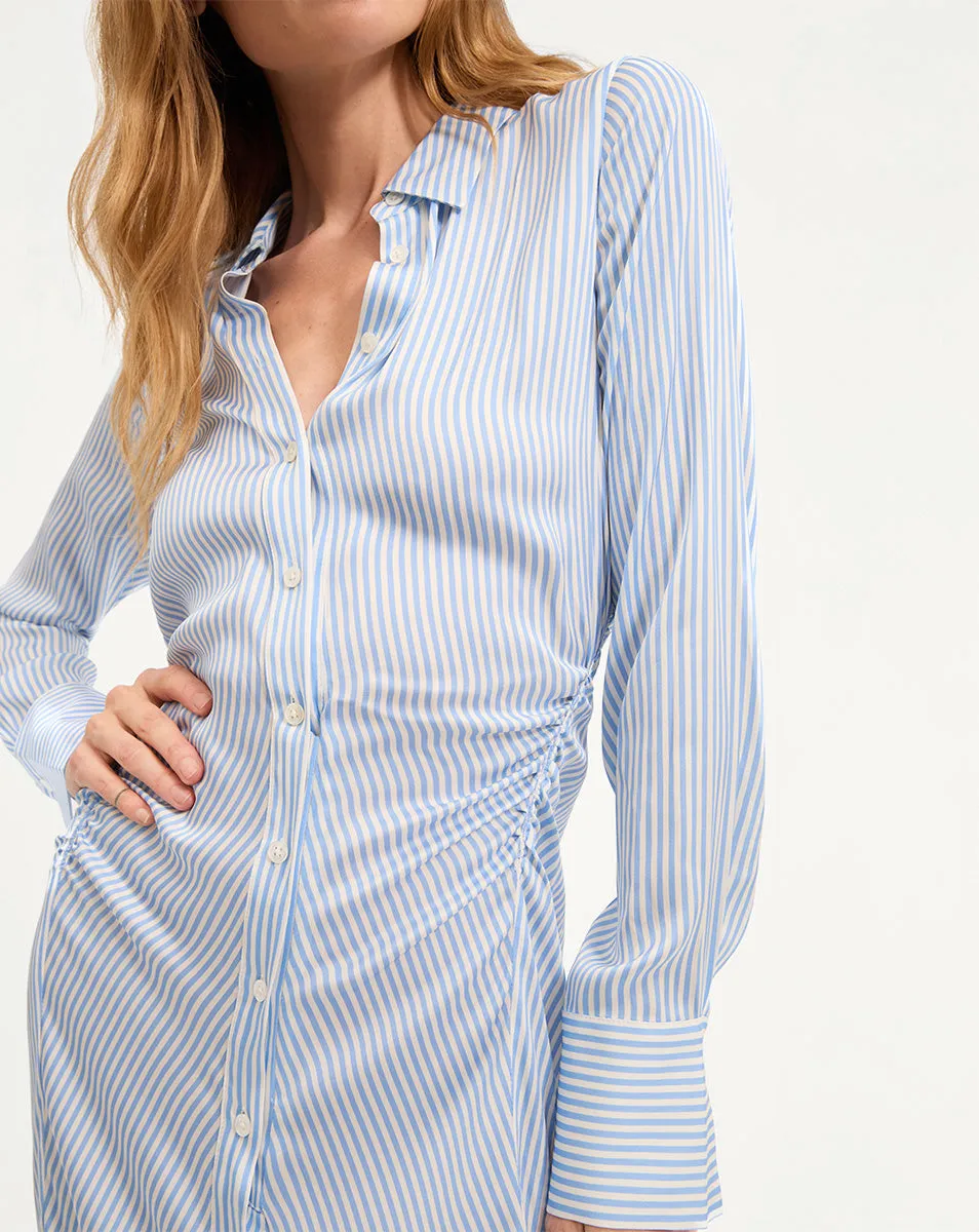 Lex Silk Midi Shirtdress sold by Veronica Beard product image thumbnail 2