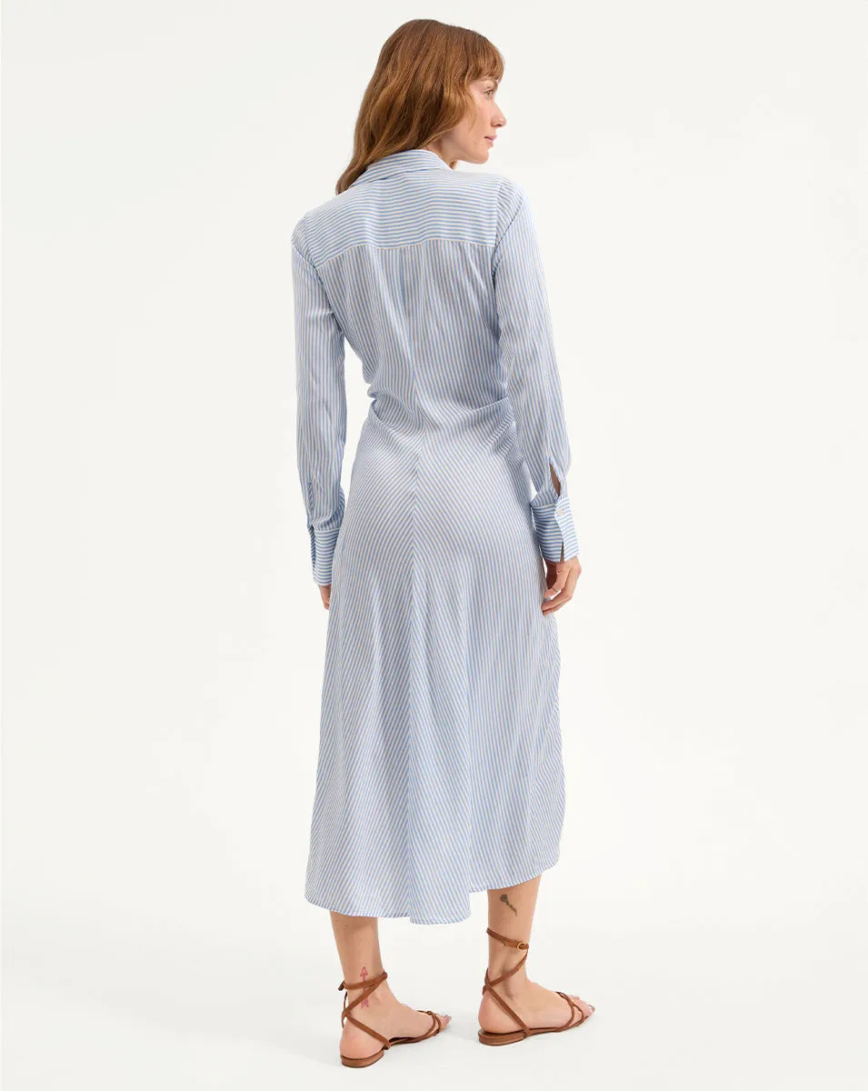 Lex Silk Midi Shirtdress sold by Veronica Beard product image thumbnail 5