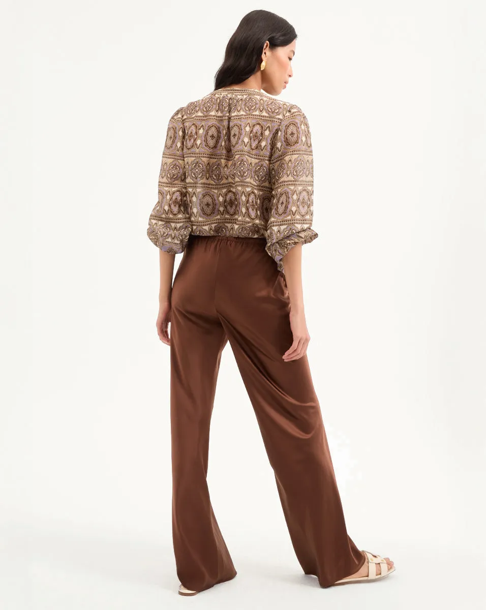 Ashlynn Silk-Linen Blouse sold by Veronica Beard product image thumbnail 5