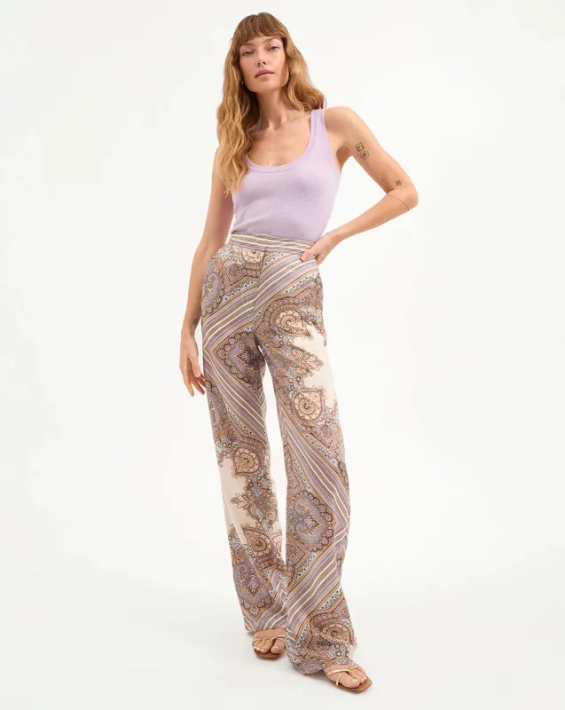 Grigore Silk Pant sold by Veronica Beard