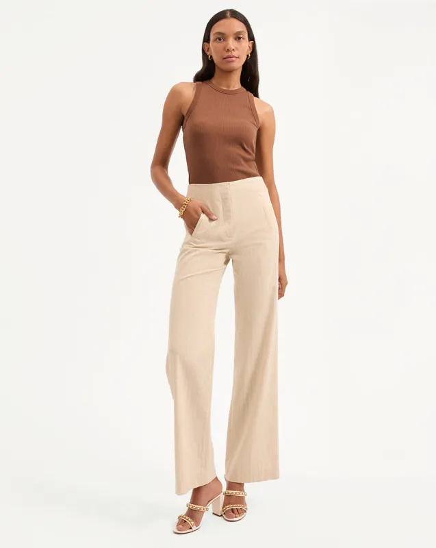Jude Metallic Pinstripe Pant sold by Veronica Beard