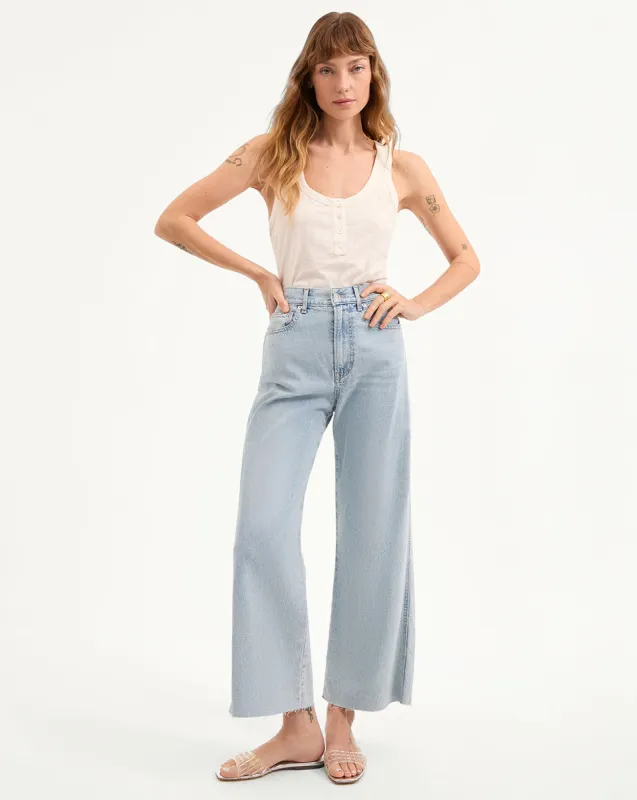 Taylor Cropped Wide-Leg Jean sold by Veronica Beard