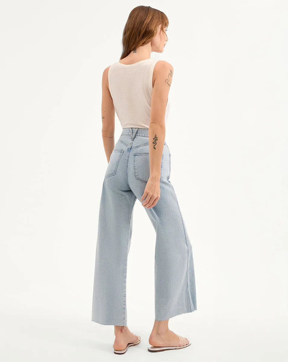 Taylor Cropped Wide-Leg Jean sold by Veronica Beard product image thumbnail 5