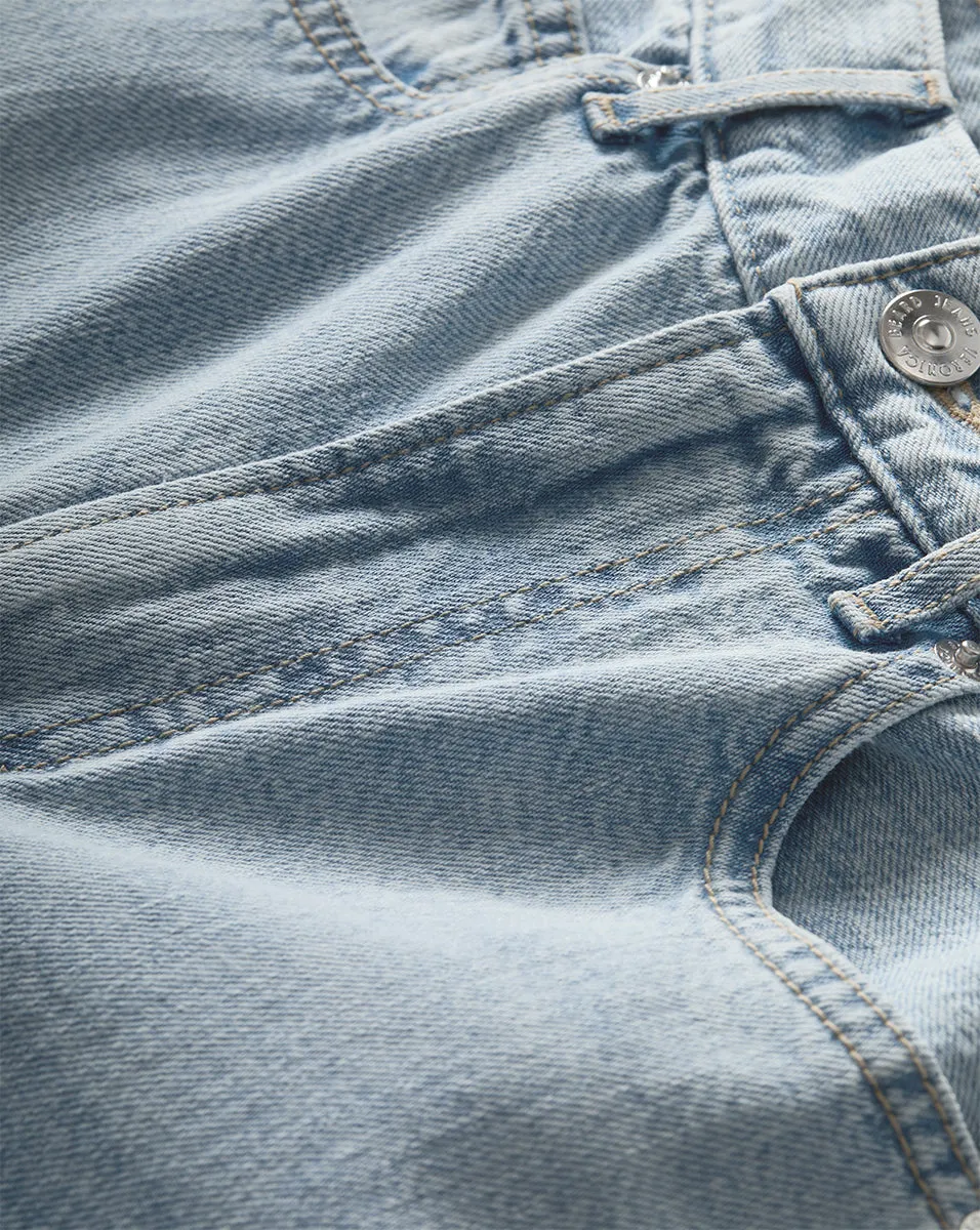 Taylor Cropped Wide-Leg Jean sold by Veronica Beard product image thumbnail 4