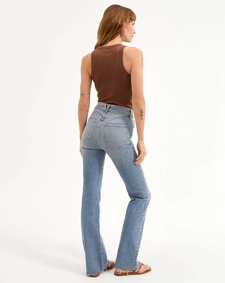 Cameron Raw Hem Bootcut Jean sold by Veronica Beard product image thumbnail 5