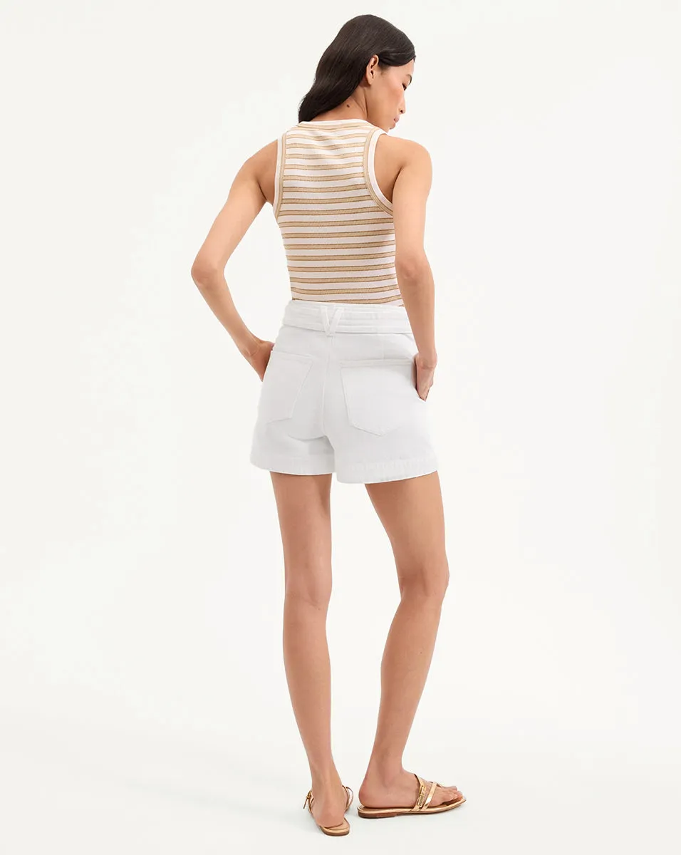 Jordyn Cropped Tank Top sold by Veronica Beard product image thumbnail 5