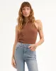 Jordyn Cropped Tank Top sold by Veronica Beard