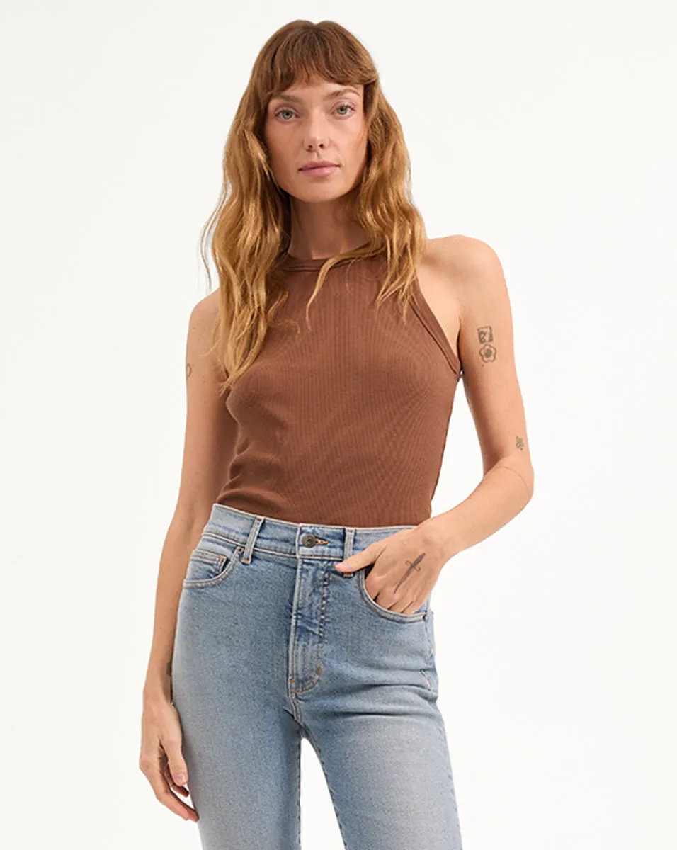 Jordyn Cropped Tank Top sold by Veronica Beard