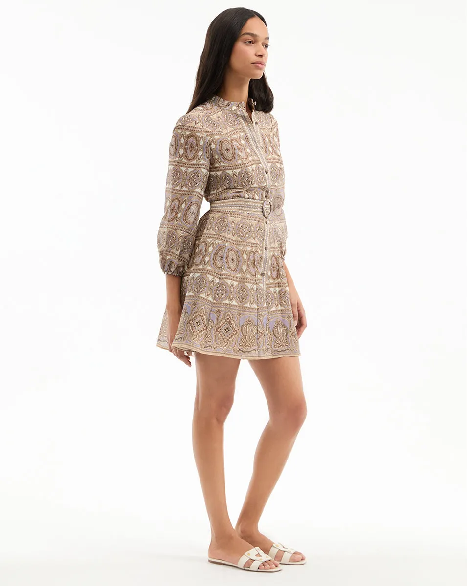 Kumar Silk-Linen Mini Dress sold by Veronica Beard product image thumbnail 3