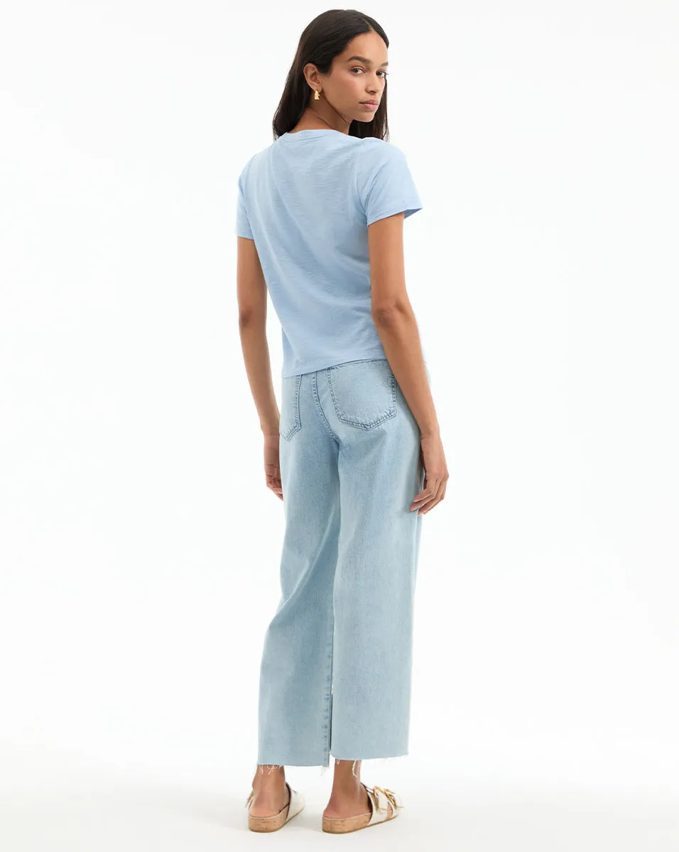 Carla Cotton Crewneck T-Shirt sold by Veronica Beard product image thumbnail 3