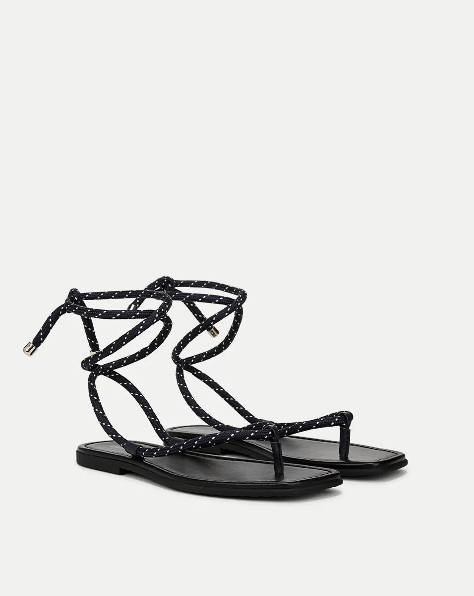 Carmina Cord Wrap Sandal sold by Veronica Beard product image thumbnail 2