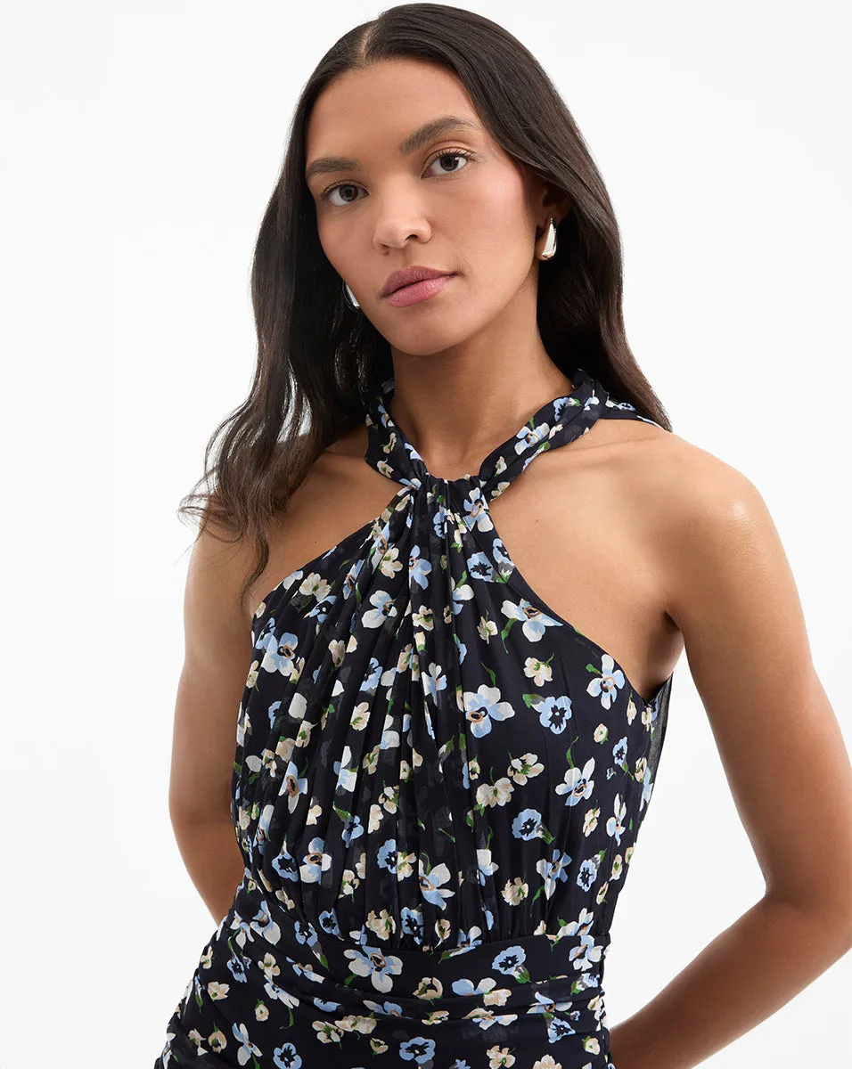 Brock Silk Ruched Midi Dress sold by Veronica Beard product image thumbnail 2