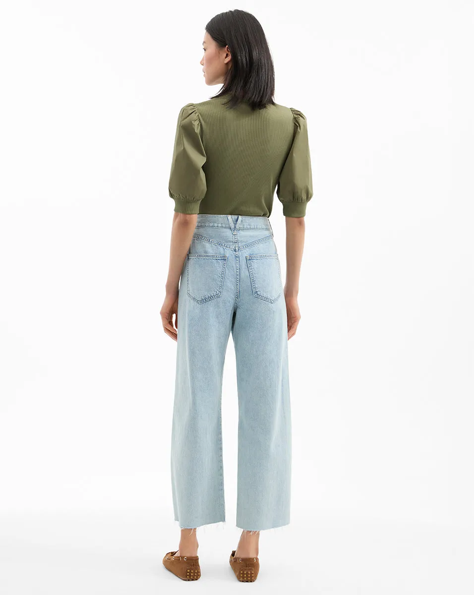 Coralee Puff-Sleeve Tee sold by Veronica Beard product image thumbnail 3