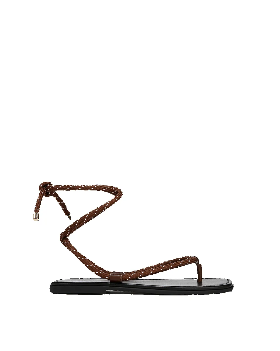 Carmina Cord Wrap Sandal sold by Veronica Beard product image thumbnail 5