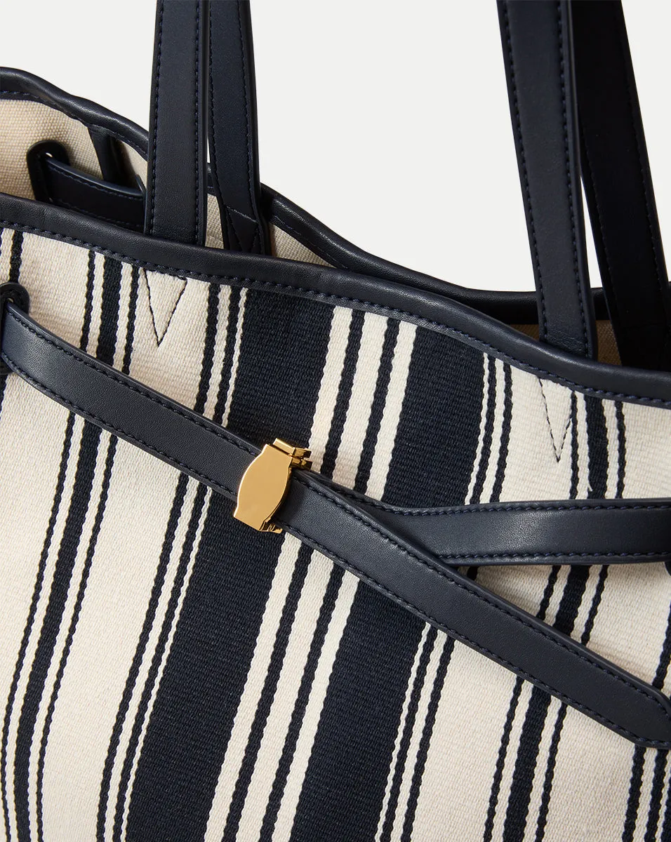Veronica Beard Striped Canvas Dash Tote sold by Veronica Beard product image thumbnail 3