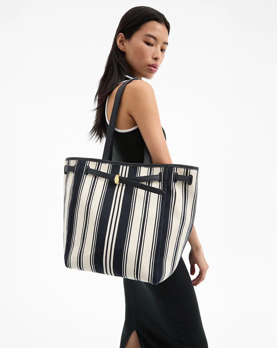 Veronica Beard Striped Canvas Dash Tote sold by Veronica Beard product image thumbnail 2
