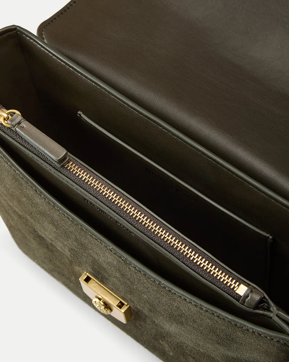 Double Link Suede Flap Bag sold by Veronica Beard product image thumbnail 4