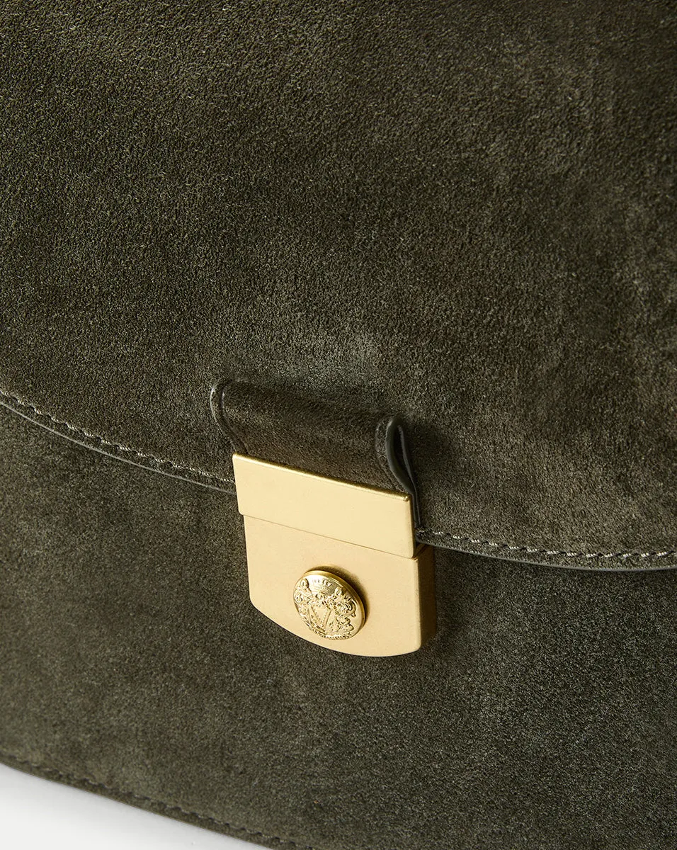 Double Link Suede Flap Bag sold by Veronica Beard product image thumbnail 3