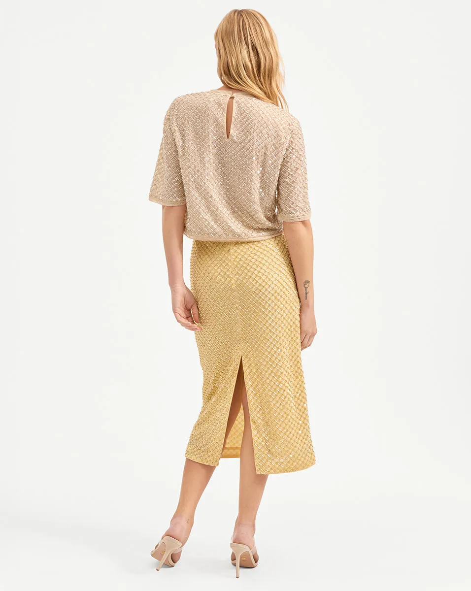 Novalie Beaded Top sold by Veronica Beard product image thumbnail 4