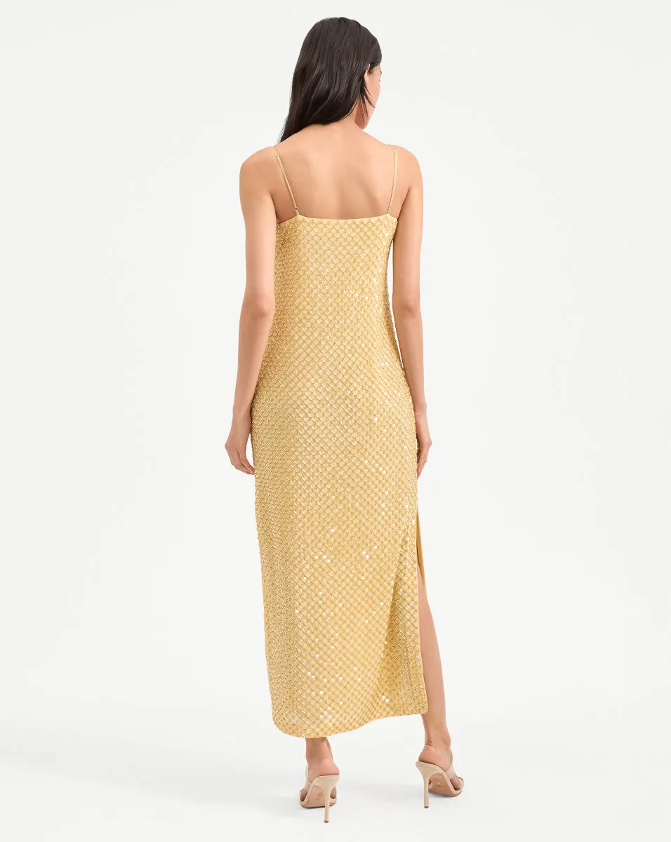 Petra Beaded Midi Dress sold by Veronica Beard product image thumbnail 5