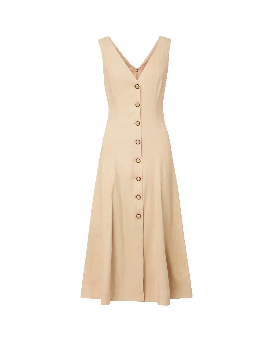 Lou Pleated Midi Dress sold by Veronica Beard product image thumbnail 5
