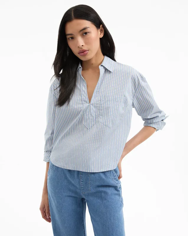Khai Striped Shirt sold by Veronica Beard
