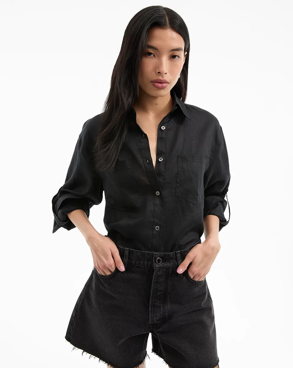 Gil Linen Shirt sold by Veronica Beard