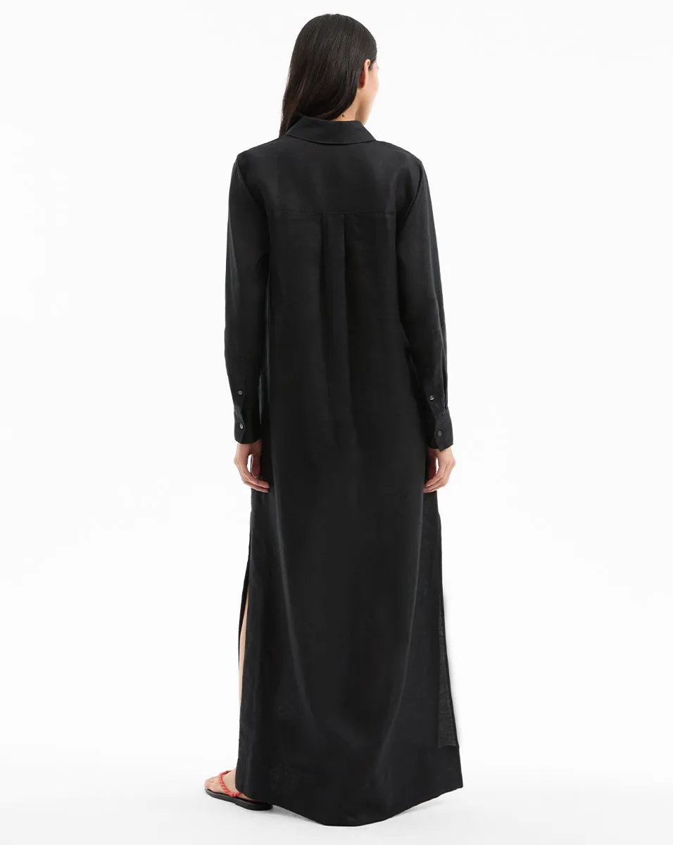 Moore Linen Maxi Dress sold by Veronica Beard product image thumbnail 5