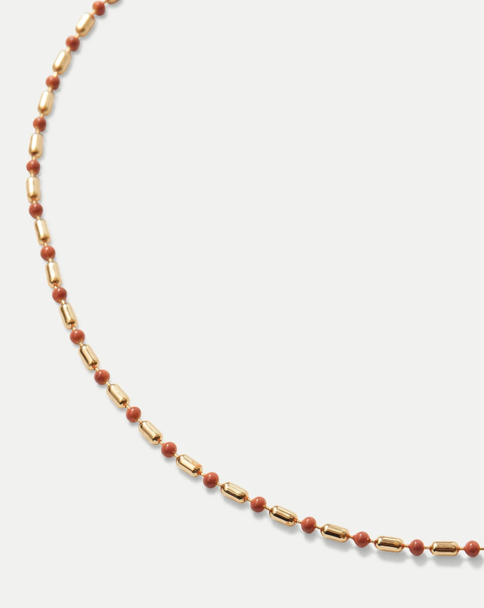 Long Enamel Bead Chain Necklace sold by Veronica Beard product image thumbnail 4