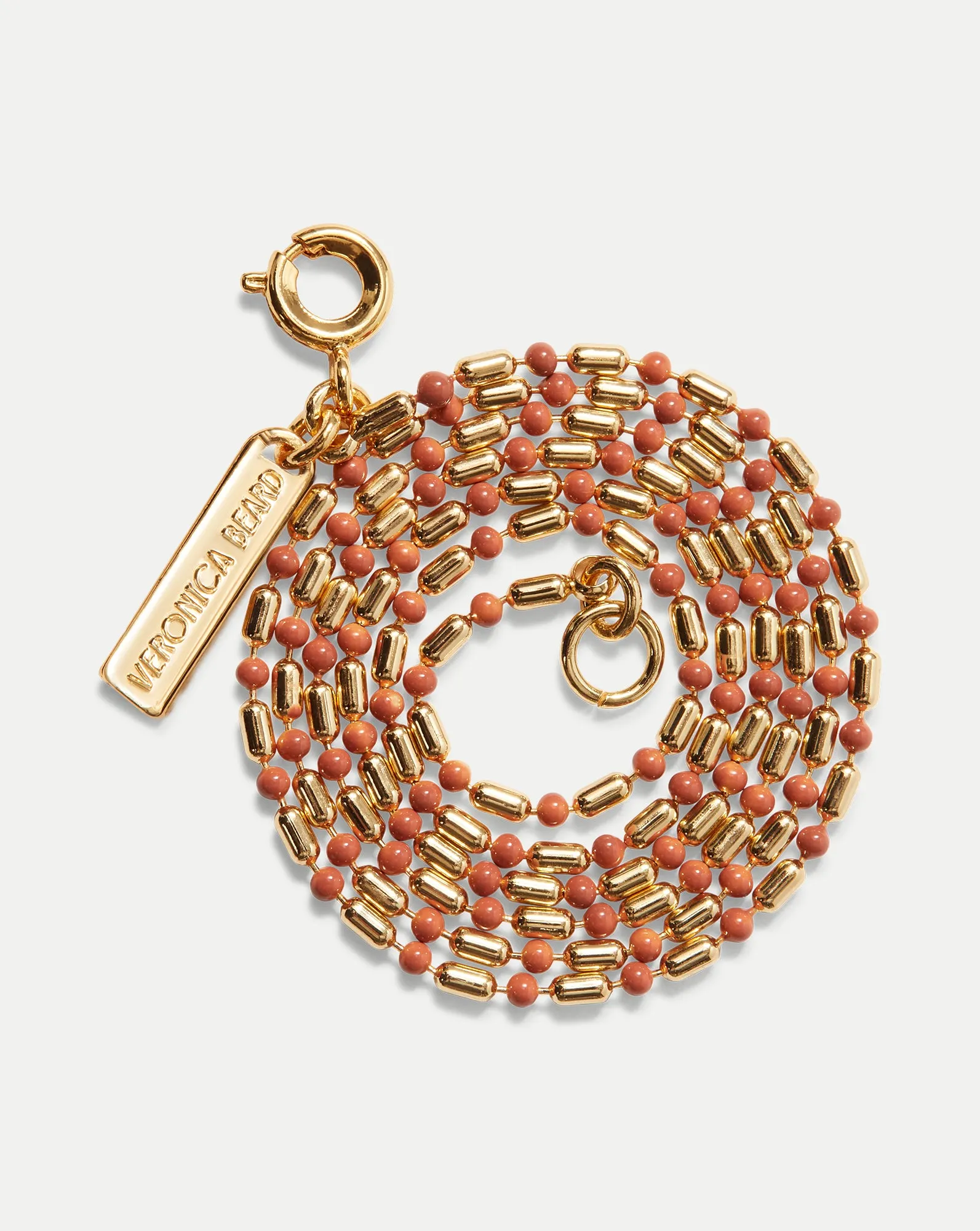 Long Enamel Bead Chain Necklace sold by Veronica Beard product image thumbnail 3