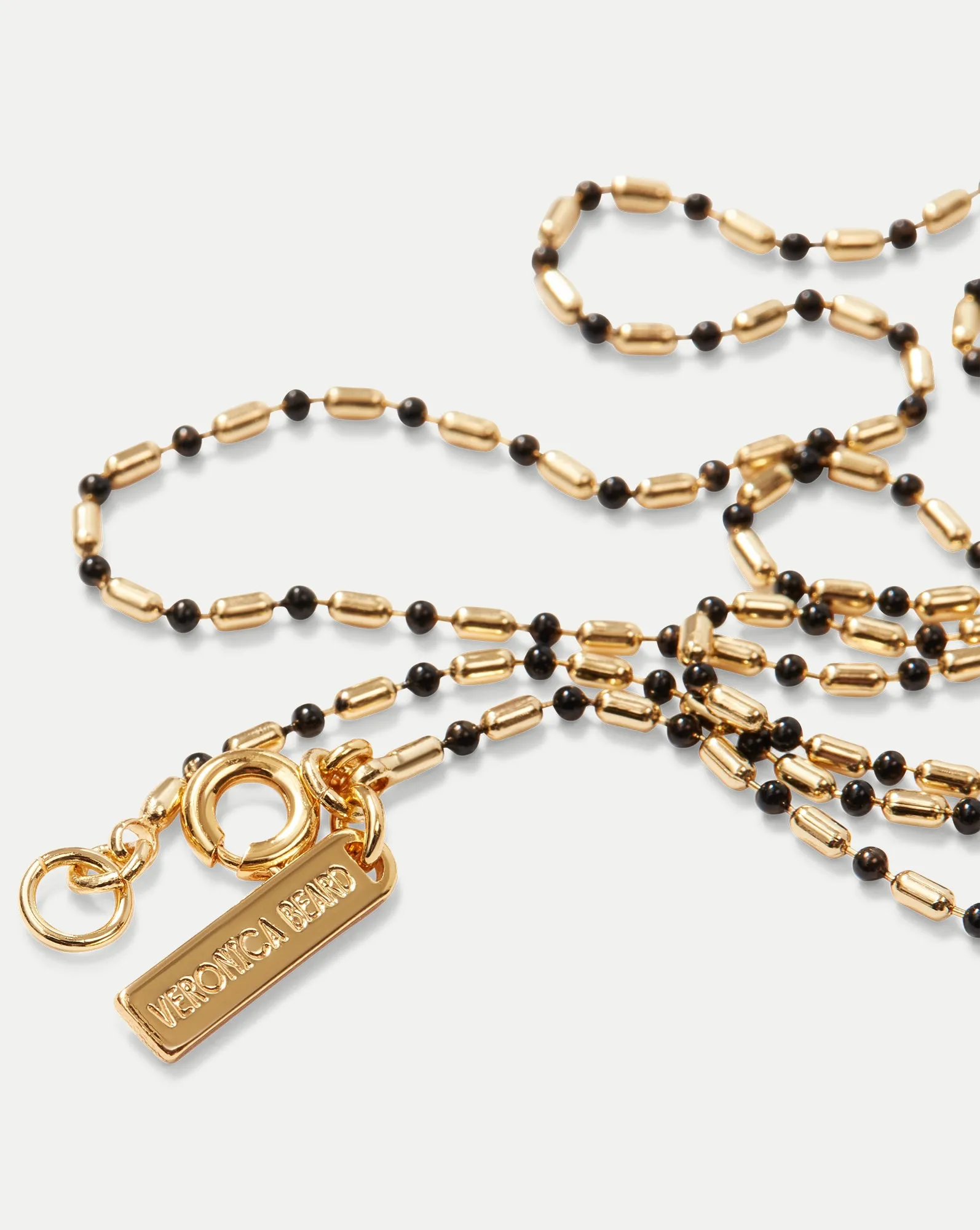 Long Enamel Bead Chain Necklace sold by Veronica Beard product image thumbnail 4