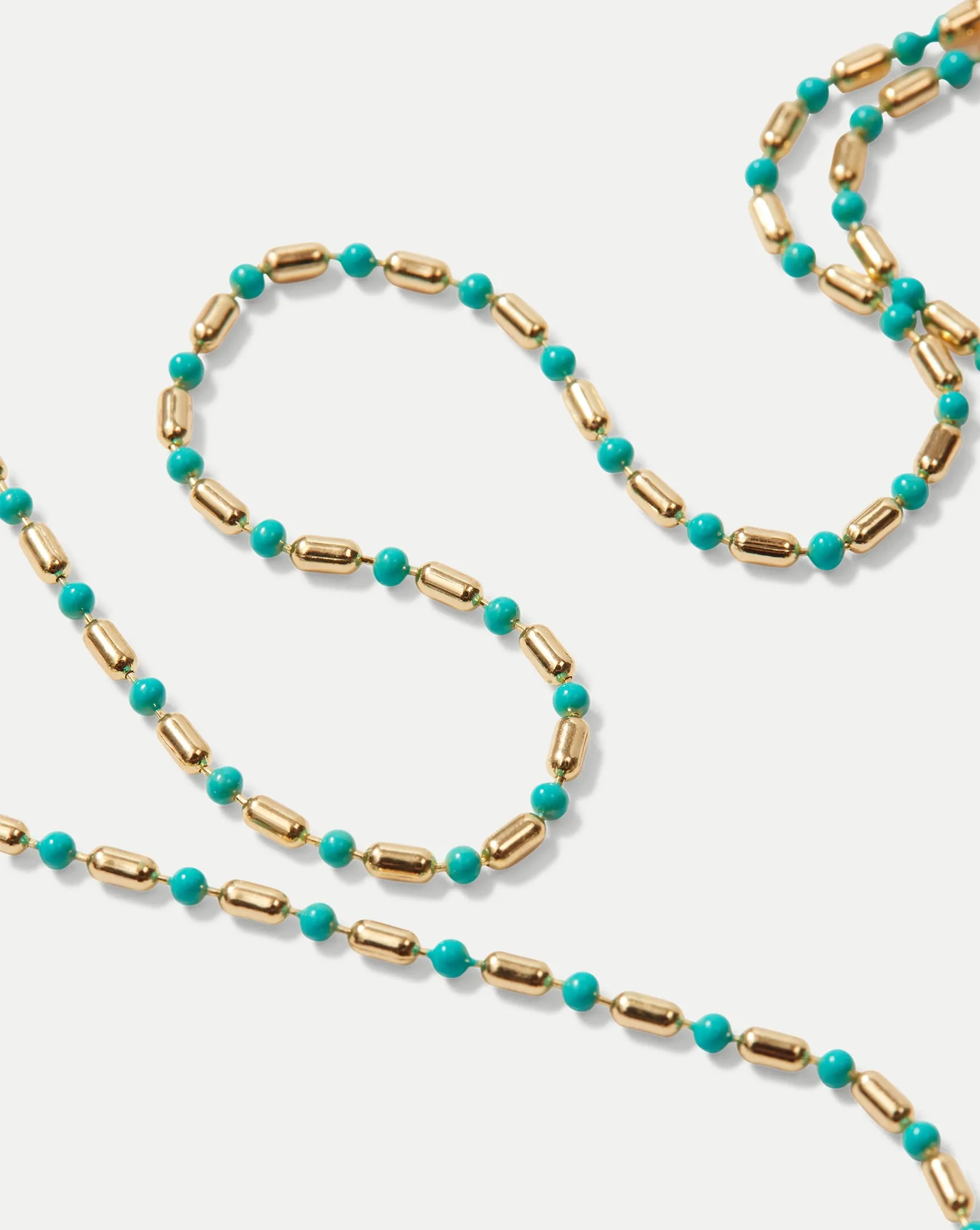 Enamel Bead Chain Necklace sold by Veronica Beard product image thumbnail 3