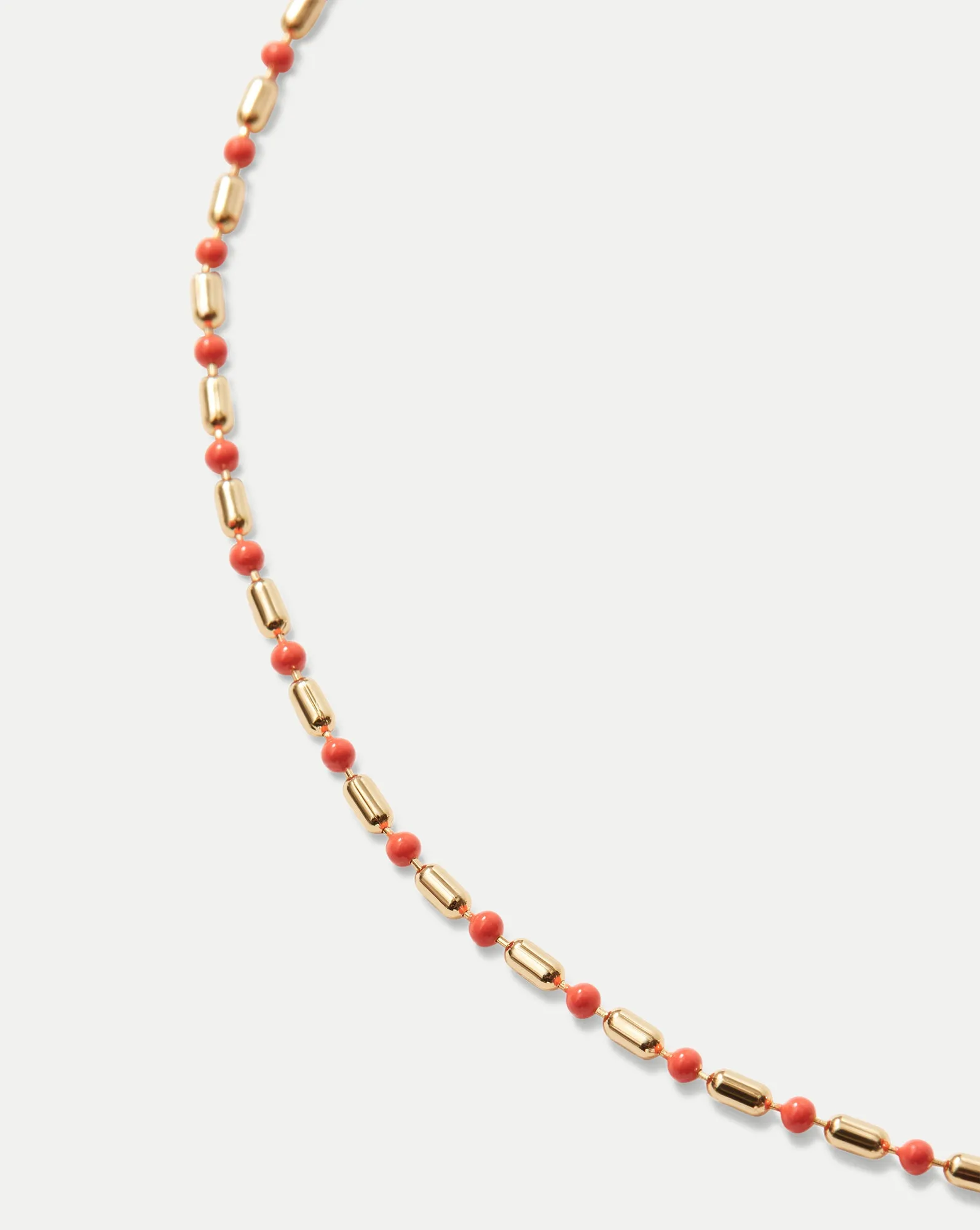Enamel Bead Chain Necklace sold by Veronica Beard product image thumbnail 2