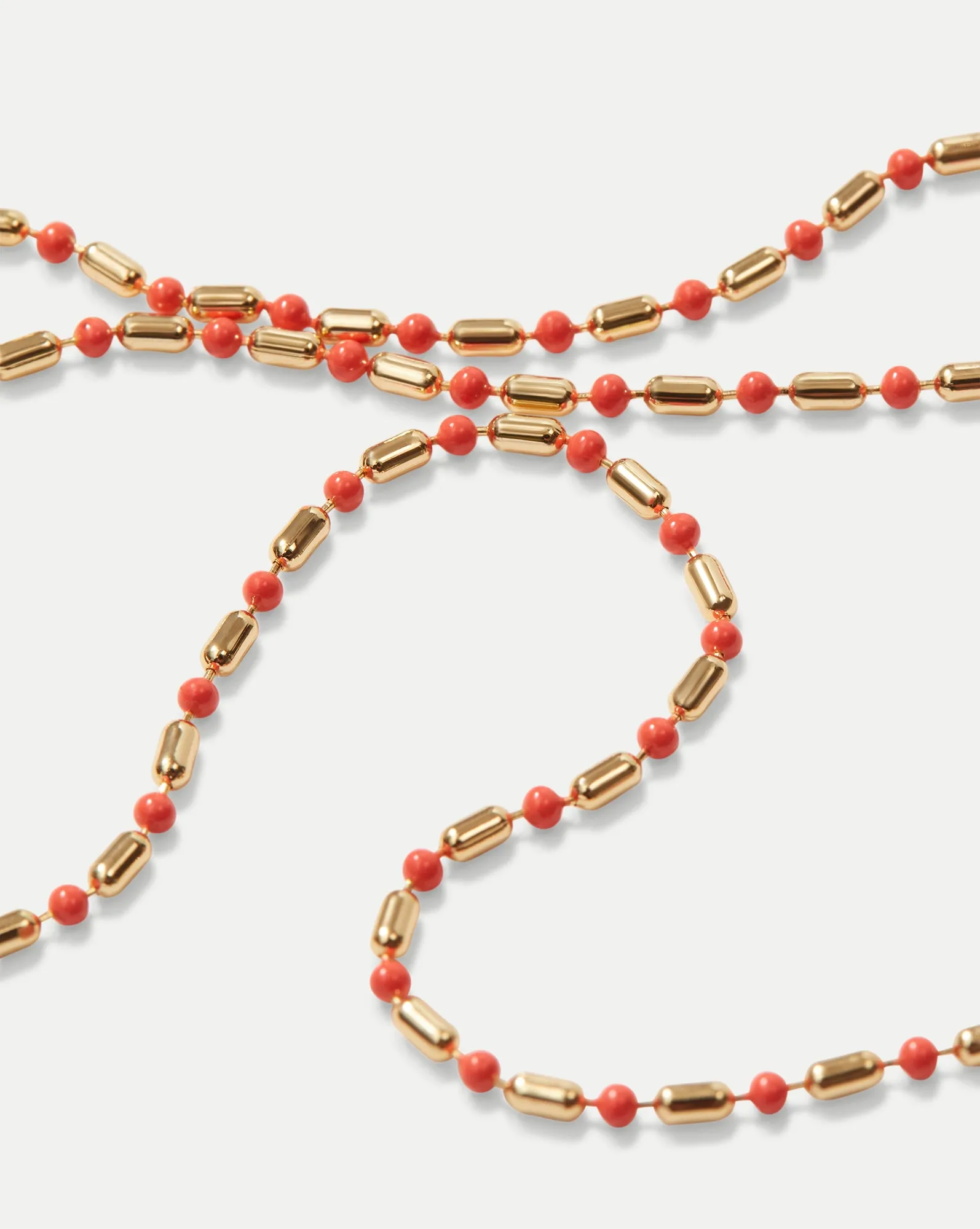 Enamel Bead Chain Necklace sold by Veronica Beard product image thumbnail 5