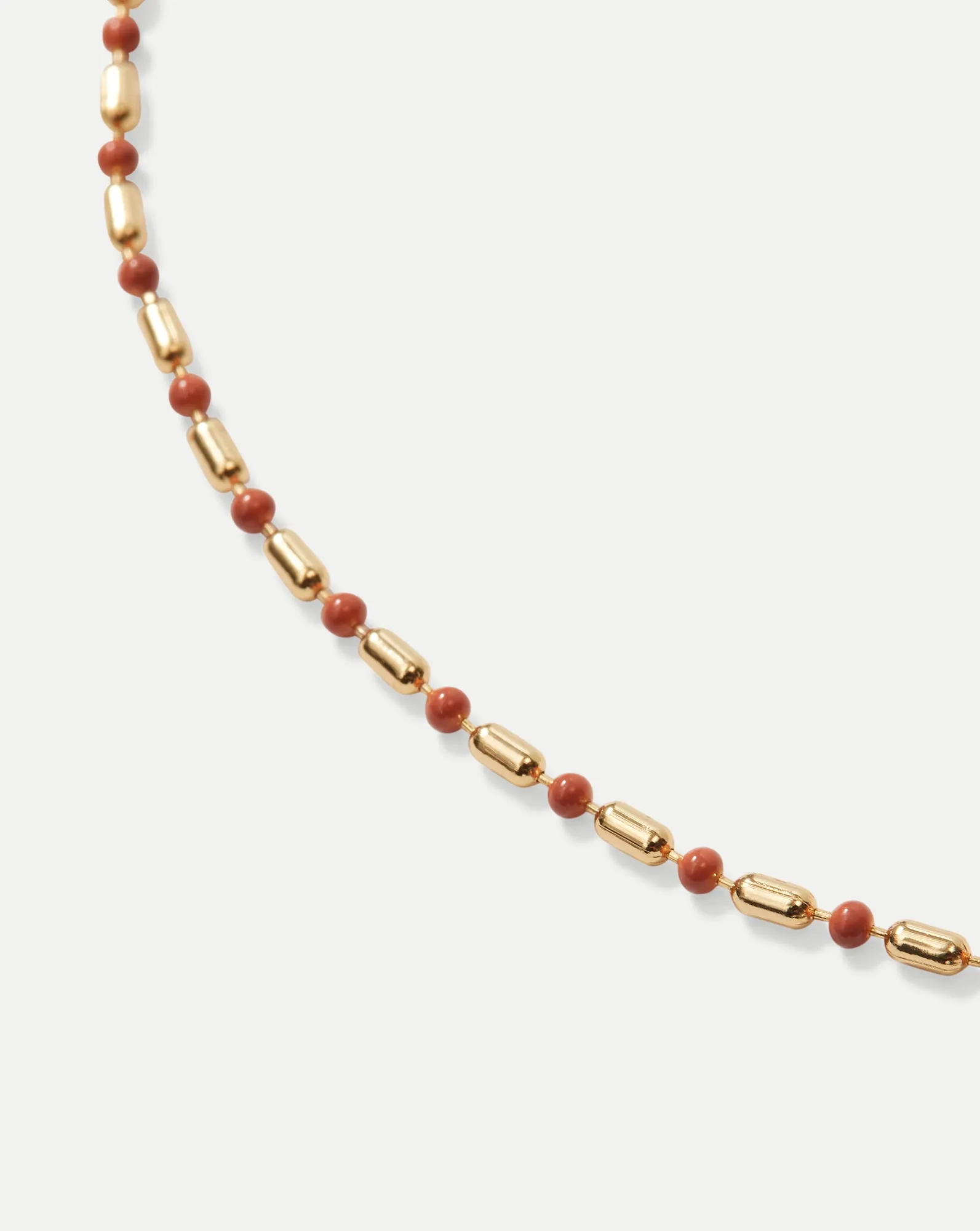 Enamel Bead Chain Necklace sold by Veronica Beard product image thumbnail 3