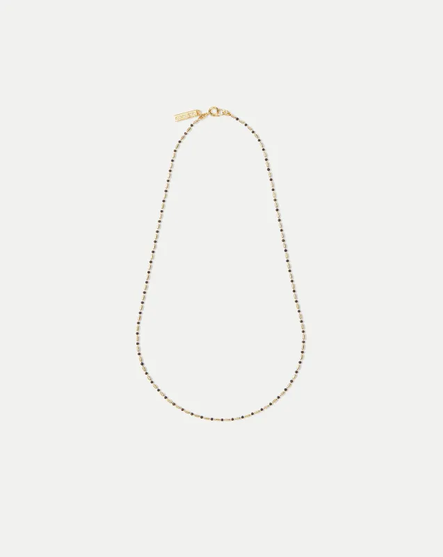 Enamel Bead Chain Necklace sold by Veronica Beard