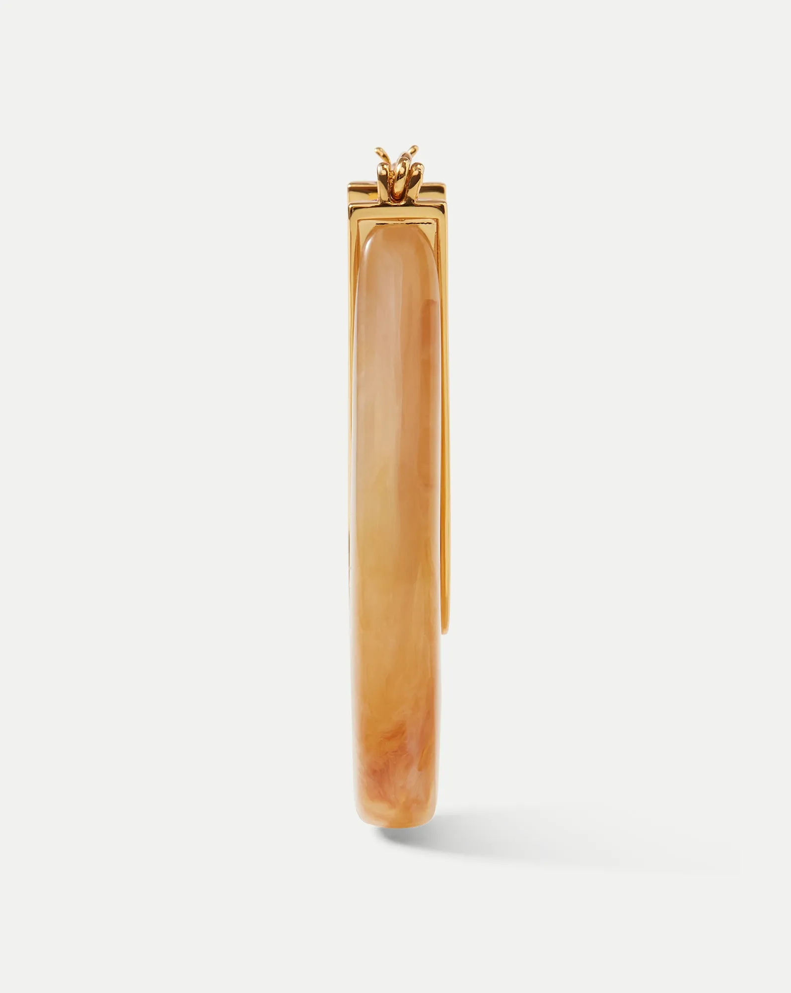 Resin Drop Hoop Earrings sold by Veronica Beard product image thumbnail 3