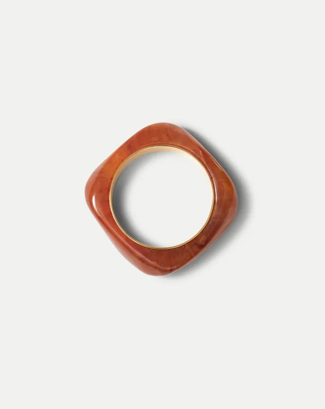 Sculpted Resin Bangle sold by Veronica Beard