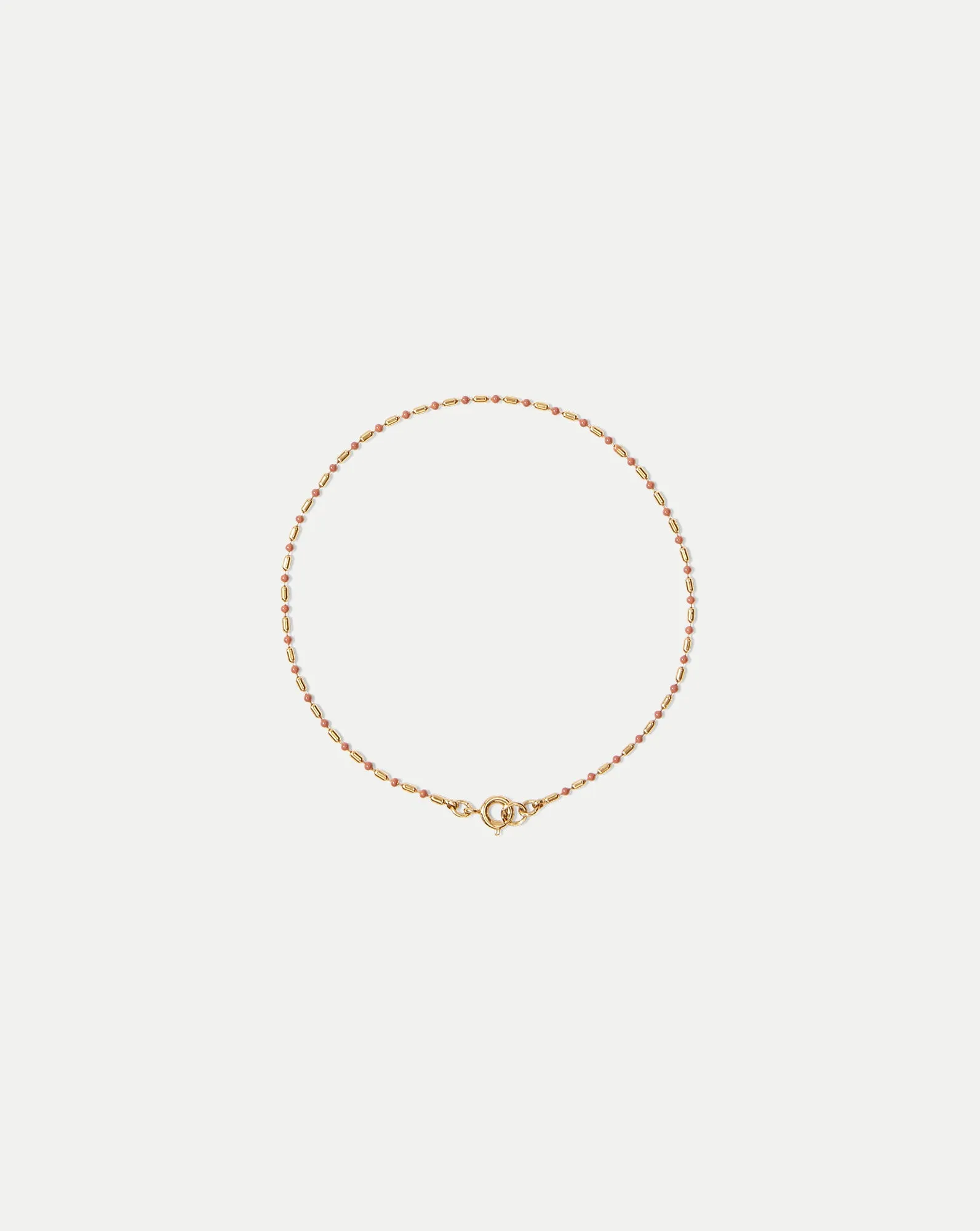 Enamel Bead Chain Anklet sold by Veronica Beard