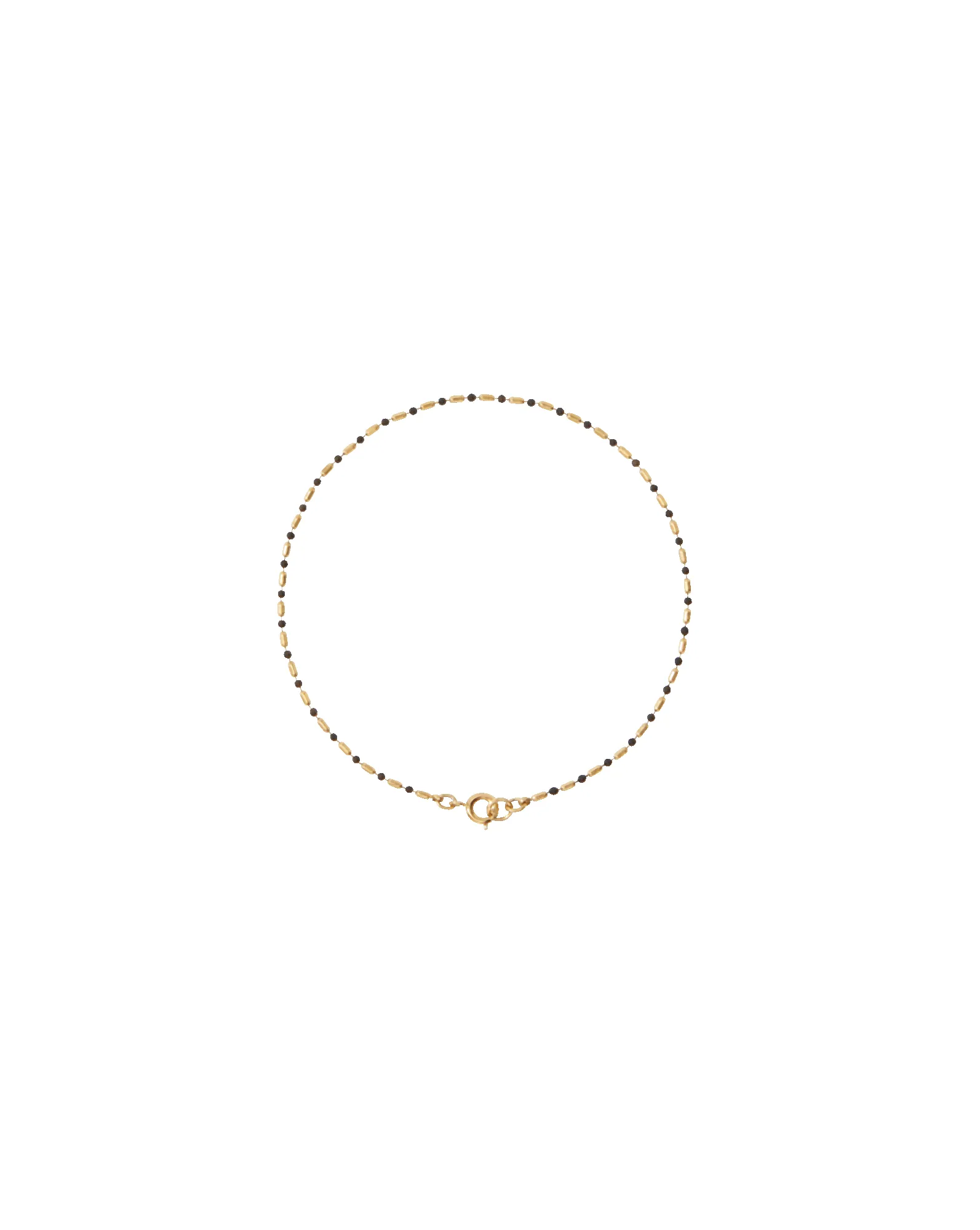 Enamel Bead Chain Anklet sold by Veronica Beard product image thumbnail 4