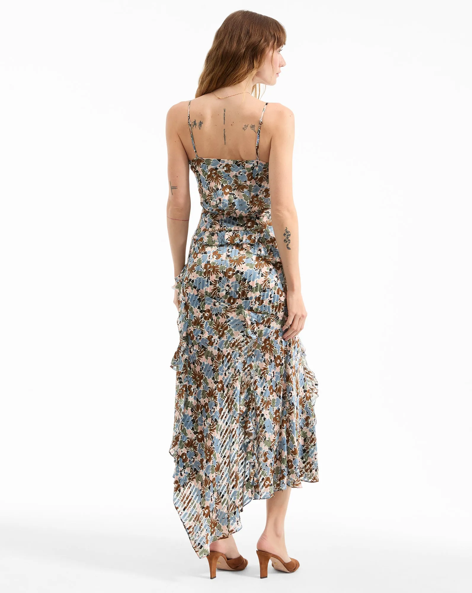 Avenel Silk Midi Dress sold by Veronica Beard product image thumbnail 5