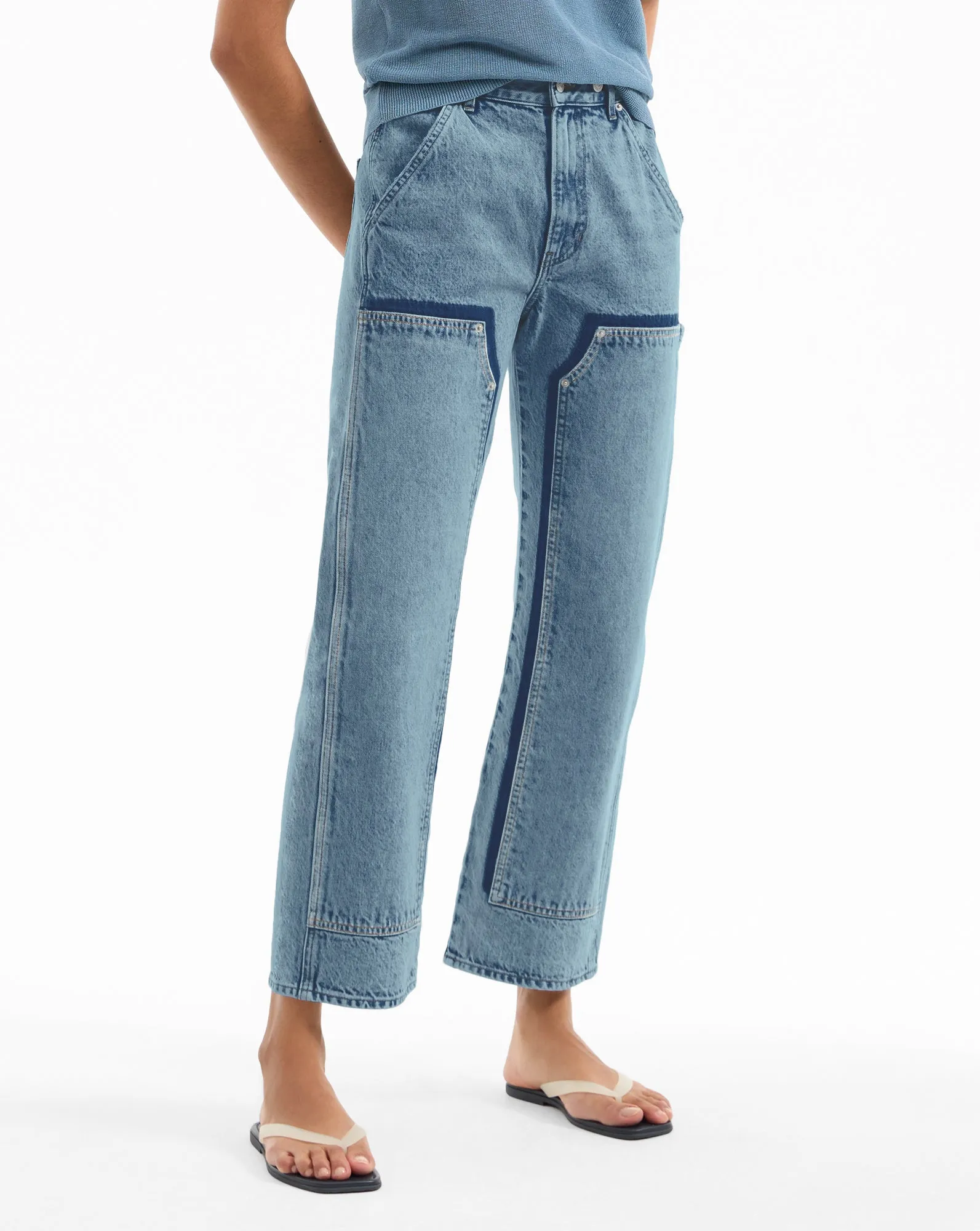 Dylan Straight-Leg Jeans sold by Veronica Beard product image thumbnail 2