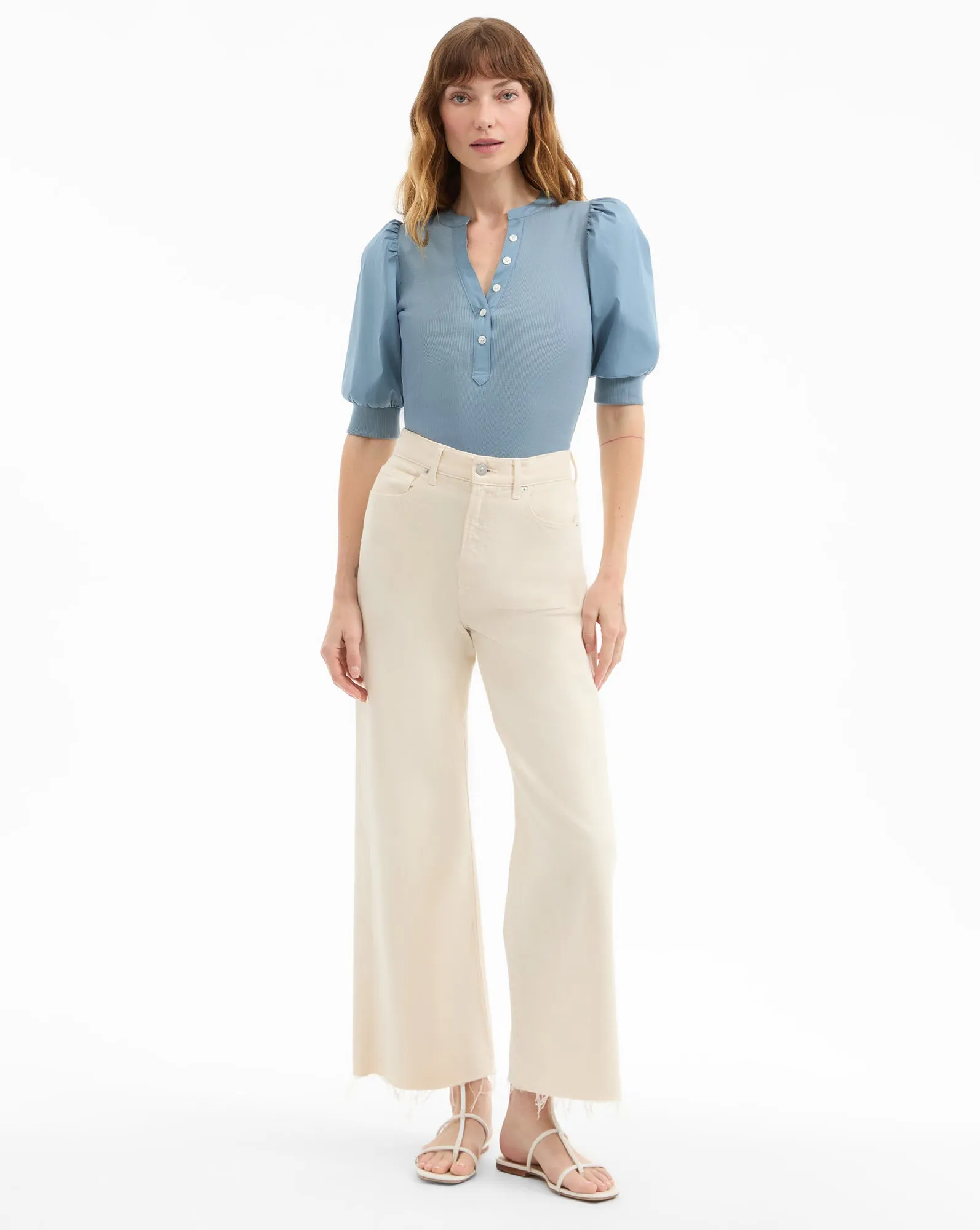 Coralee Puff-Sleeve Top sold by Veronica Beard product image thumbnail 2