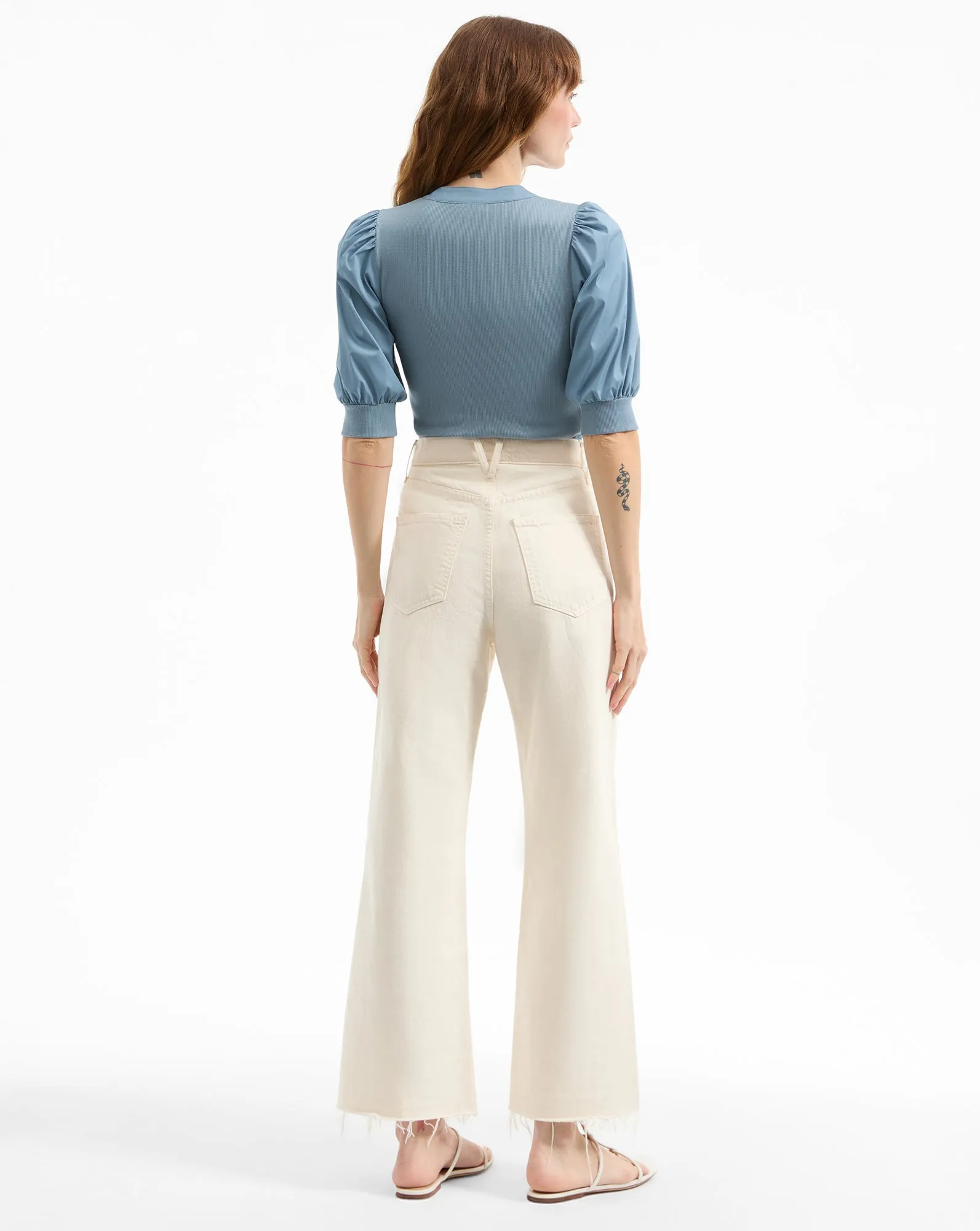 Coralee Puff-Sleeve Top sold by Veronica Beard product image thumbnail 4