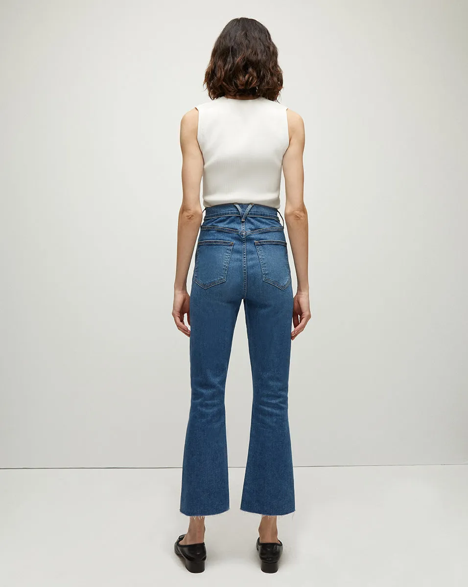 Carolina Skinny Kick-Flare Jean sold by Veronica Beard product image thumbnail 4